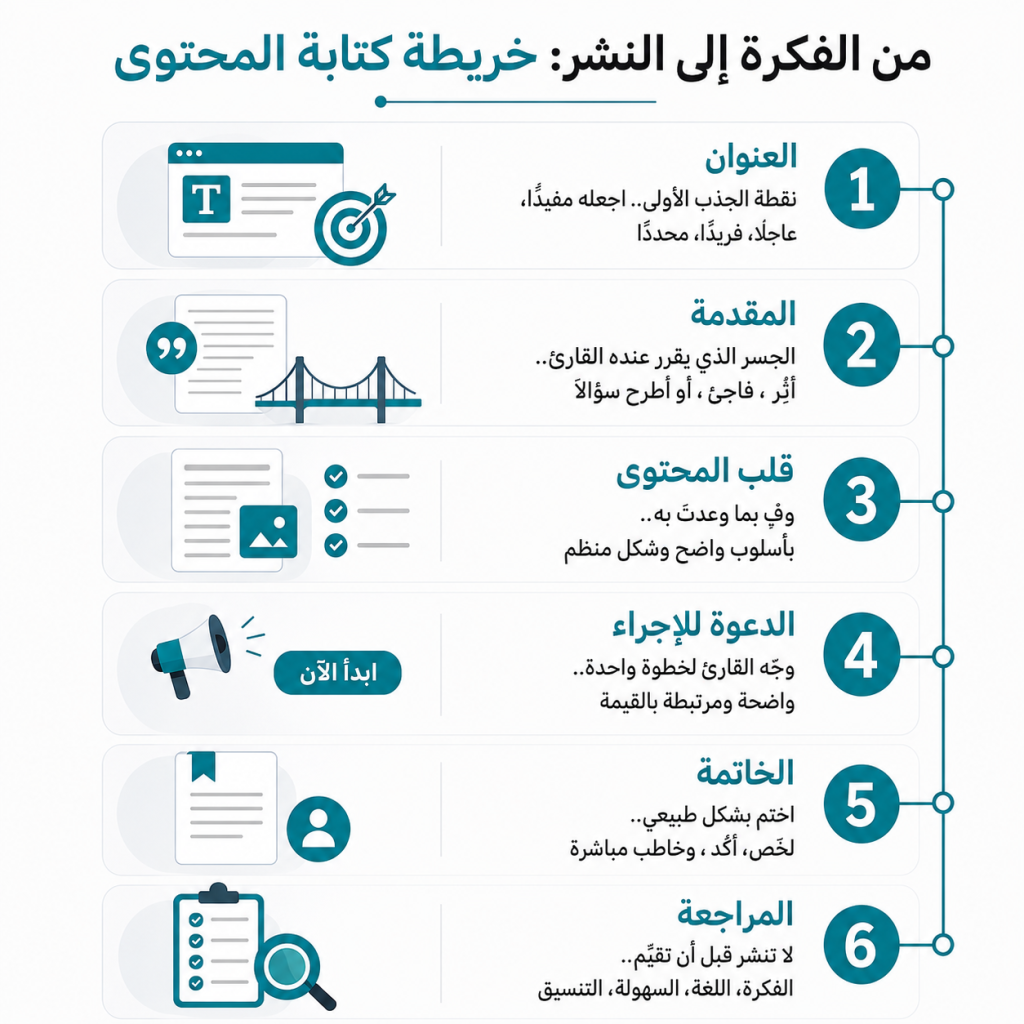 دليلك لكتابة المحتوى باحترافية